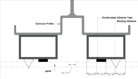 FS02 invisible fixing ventilated facade system premium finish