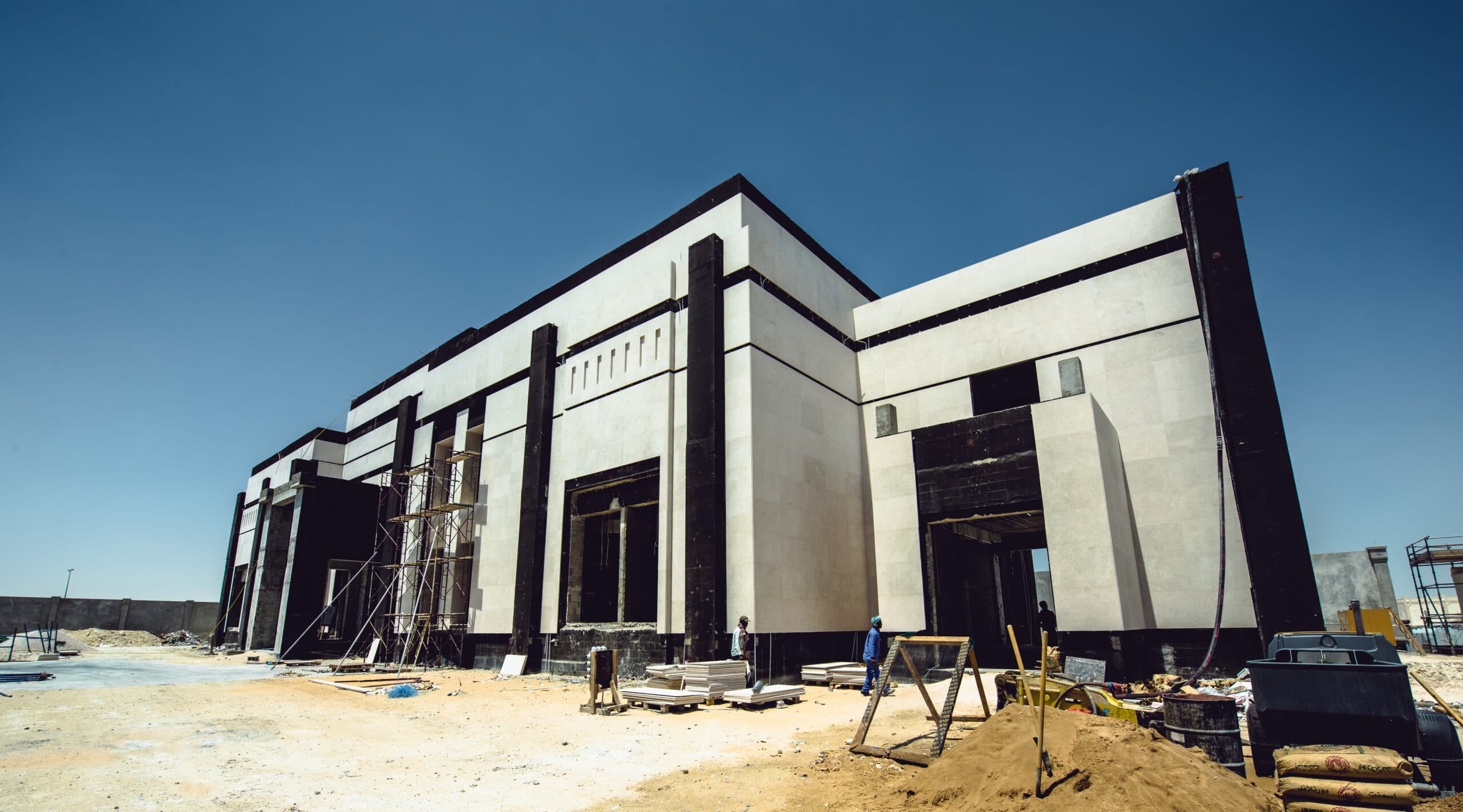 Salah Al Ali Villa Marble Flooring in Doha